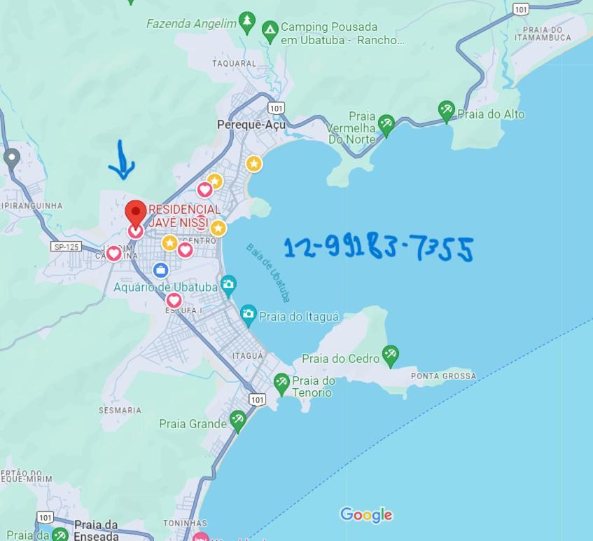 Apartamento Centro Leilighet Ubatuba Eksteriør bilde
